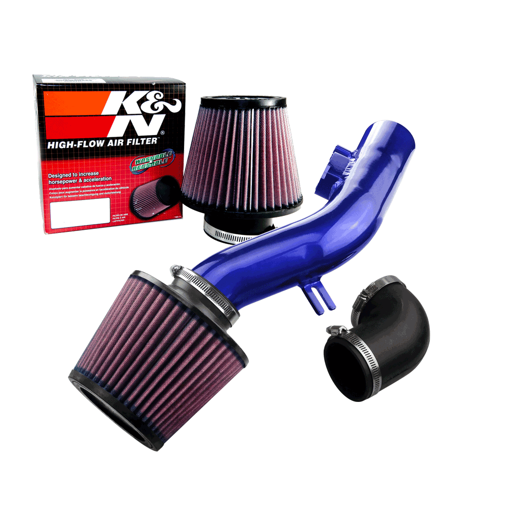 Blue Cold Air Intake with K&N Air Filter X345432