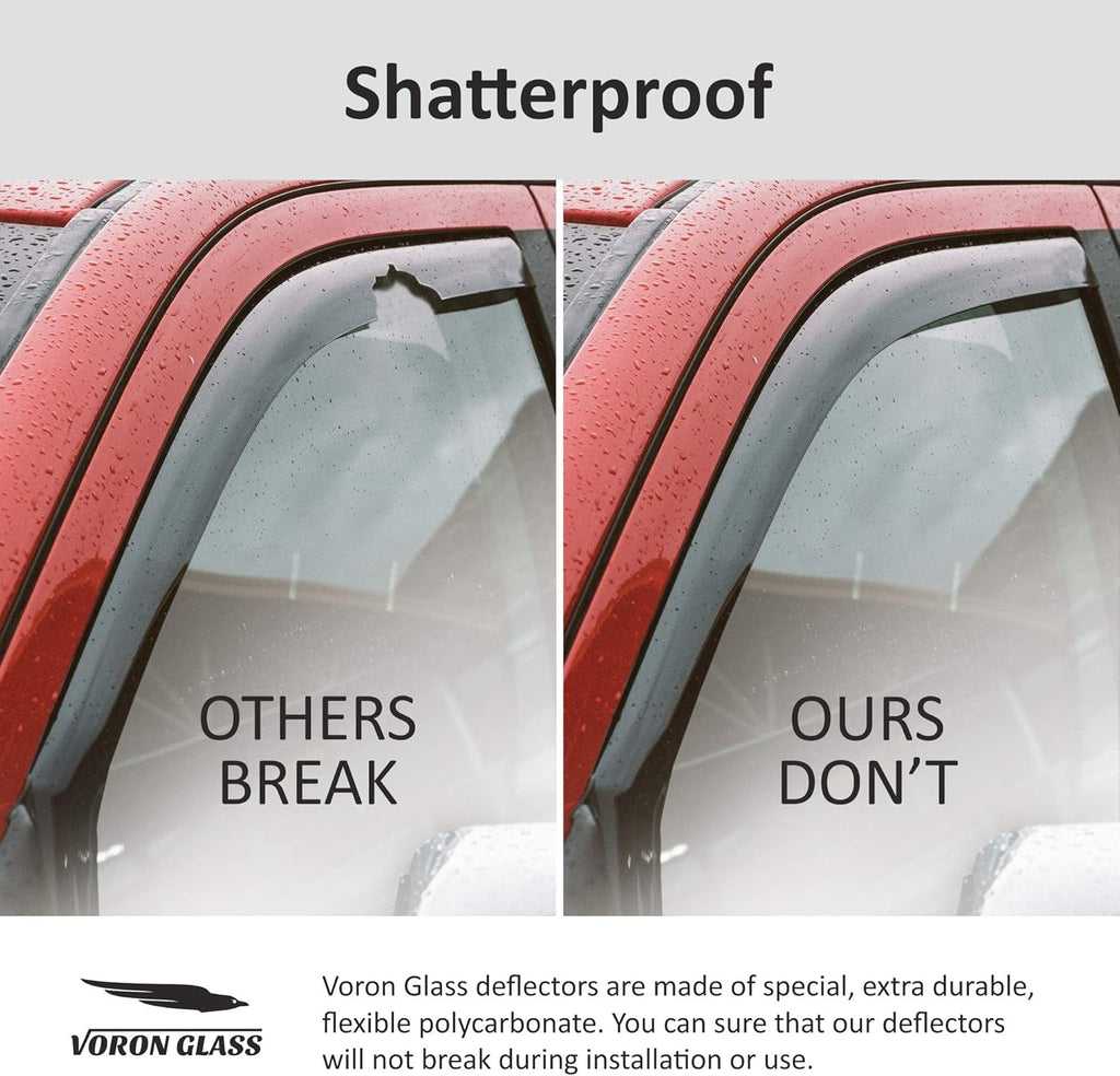 In-Channel Extra Durable Window Deflectors 4Pieces M77076