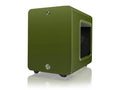Green Alu. M-ITX Case with LED Fan C993