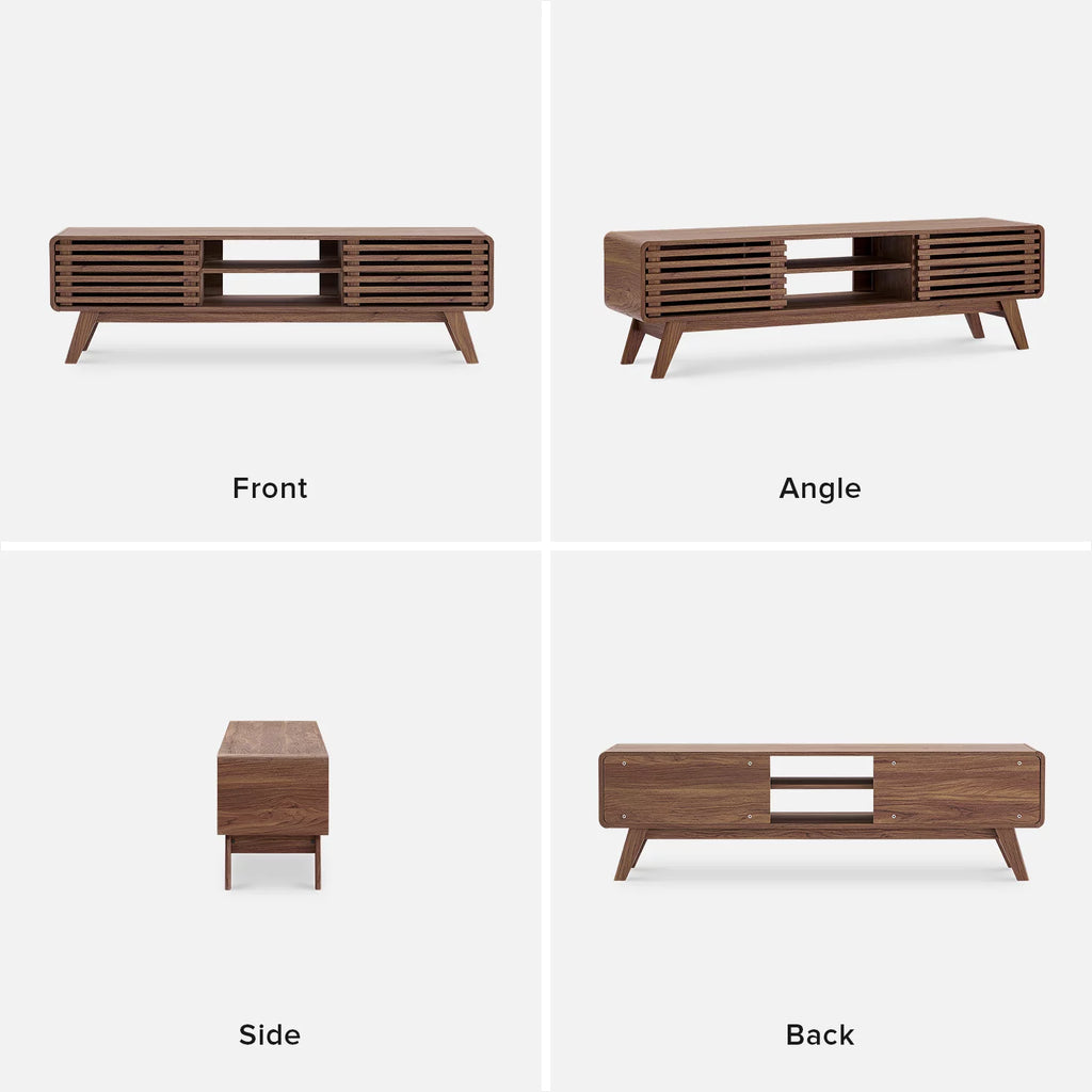 59 Mid-Century Modern TV Stand Console H8752