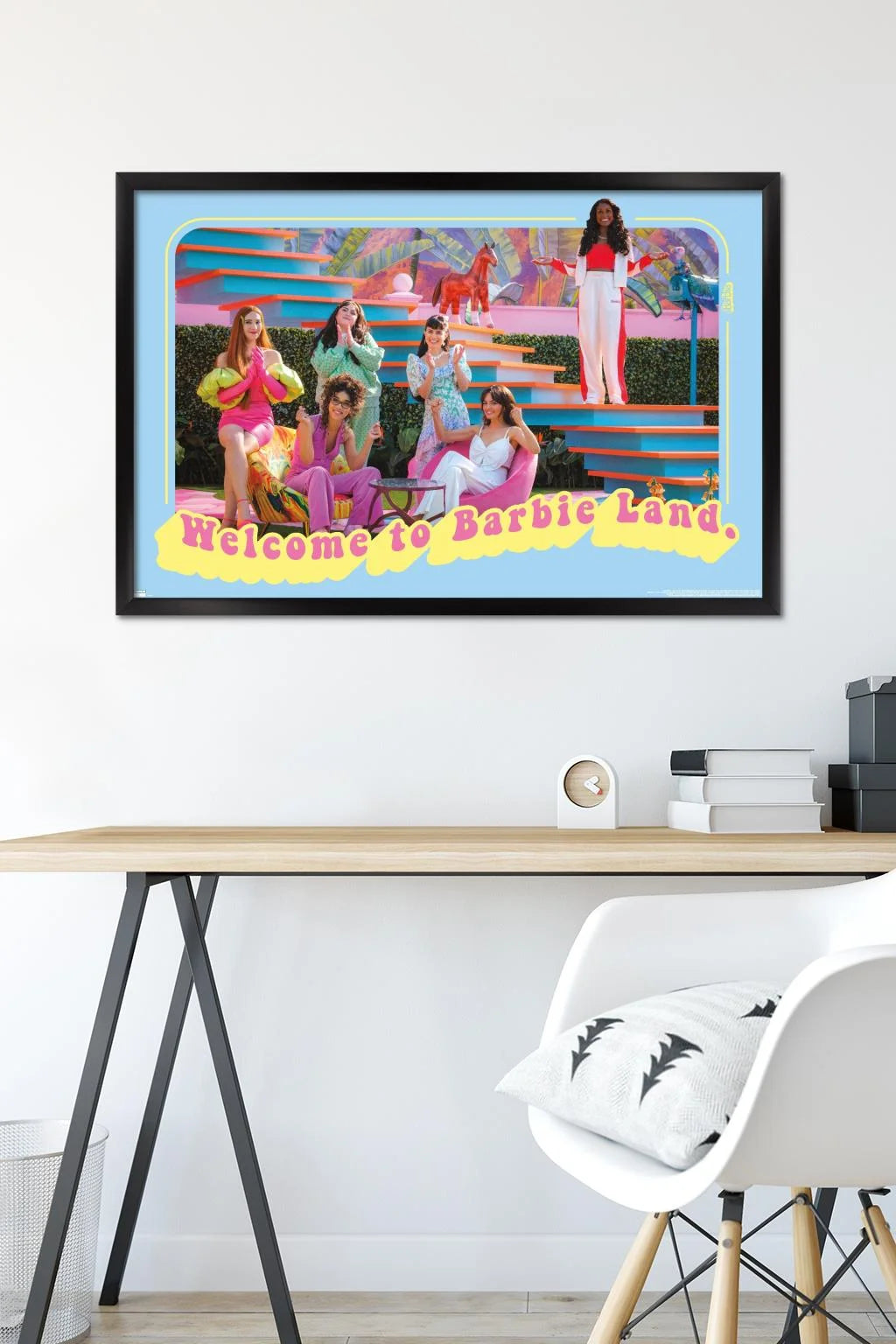 Framed Barbie Land Wall Poster, 22.375" x 34" U213