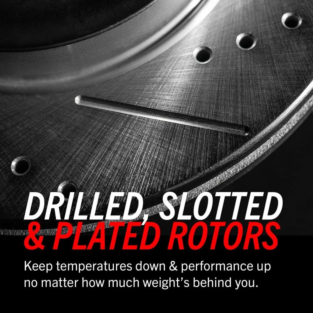 Front Evolution Drilled & Slotted Brake Rotor W45859