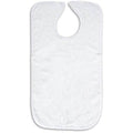 24 Adult Bibs Machine Washable Reusable Clothing Protector with Velcro Closure P3889