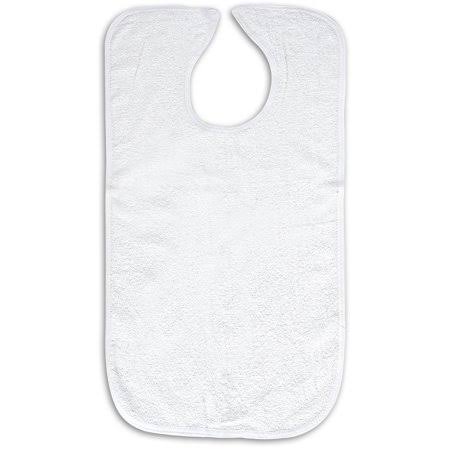 24 Adult Bibs Machine Washable Reusable Clothing Protector with Velcro Closure P3889