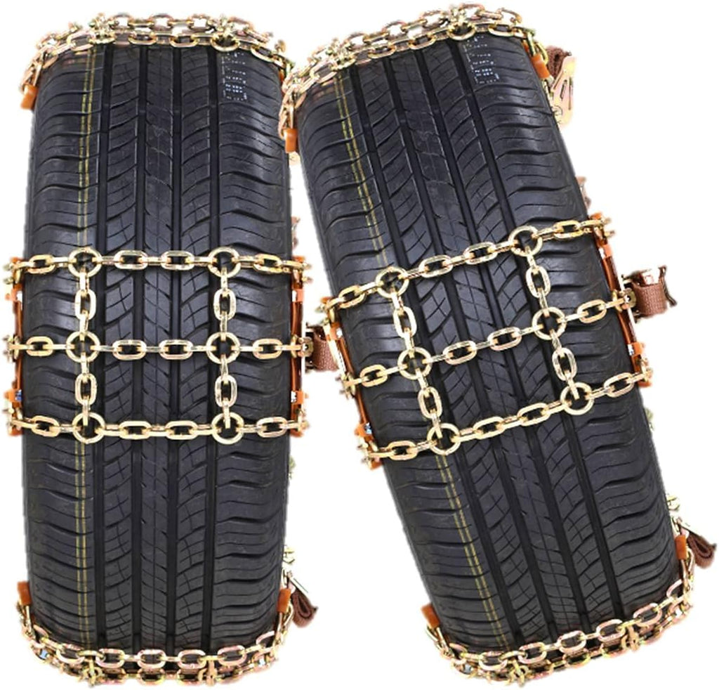 Snow Chains for Car, Truck, SUV, Tire Width 215-315 mm, 6 Pack E7873