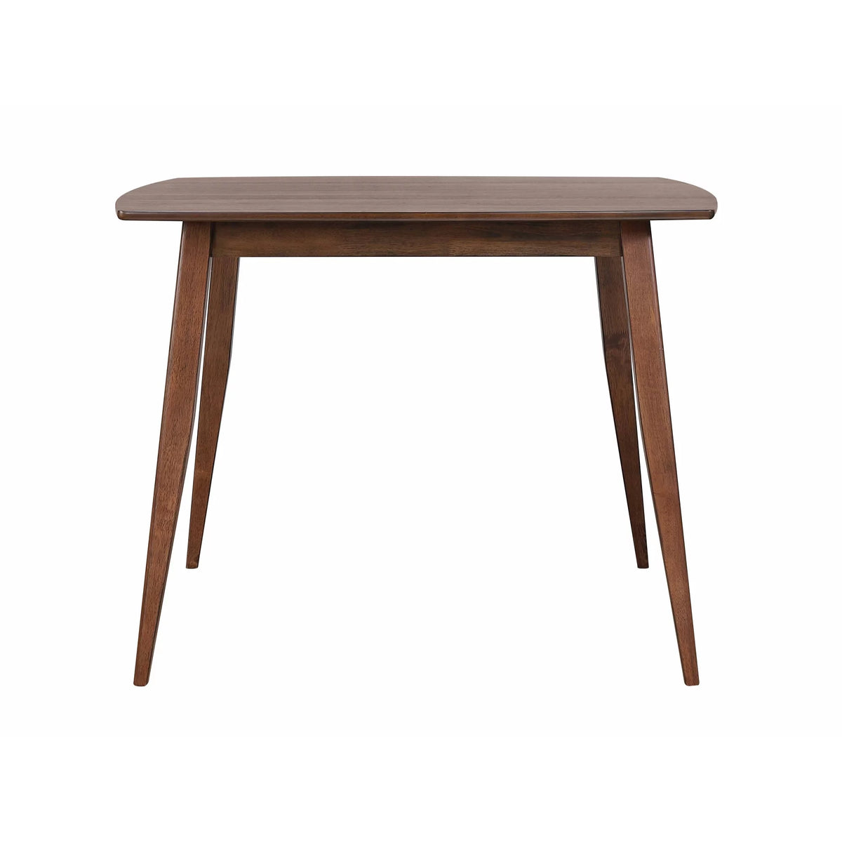 Mid Century 48 in. Square Walnut Wood Dining Table E3303