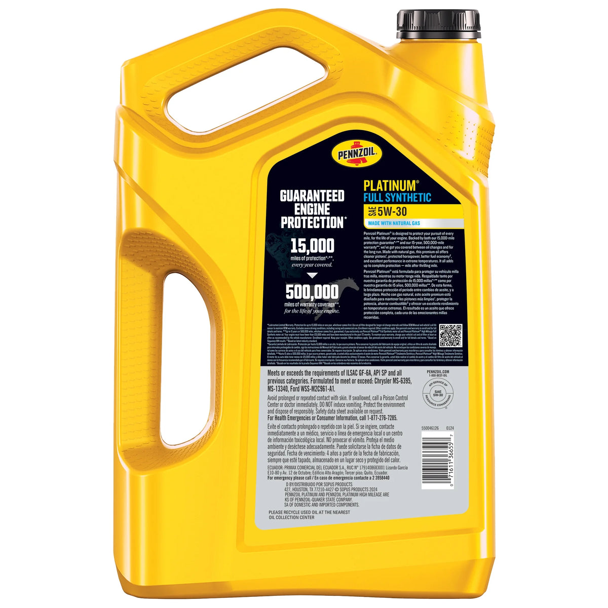 Full Synthetic 5W-30 Motor Oil, 5-Quart N214510