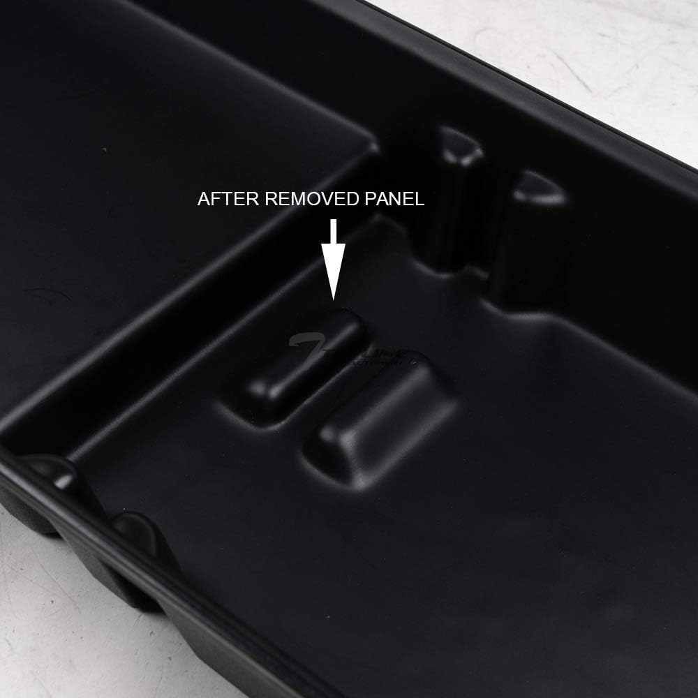 Black Gearbox Underseat Storage Box for Ford Superduty Crew Cab F57921