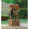 Wood Patio Outdoor Fountain with Adjustable Flow Submersible Electric Pump R653963