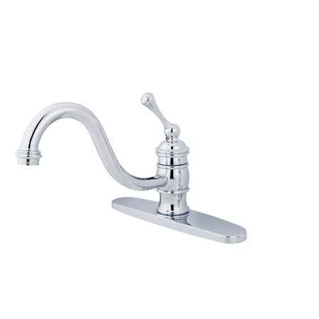 8x22 Centerset Kitchen Faucet, Polished Chrome Finish K79527