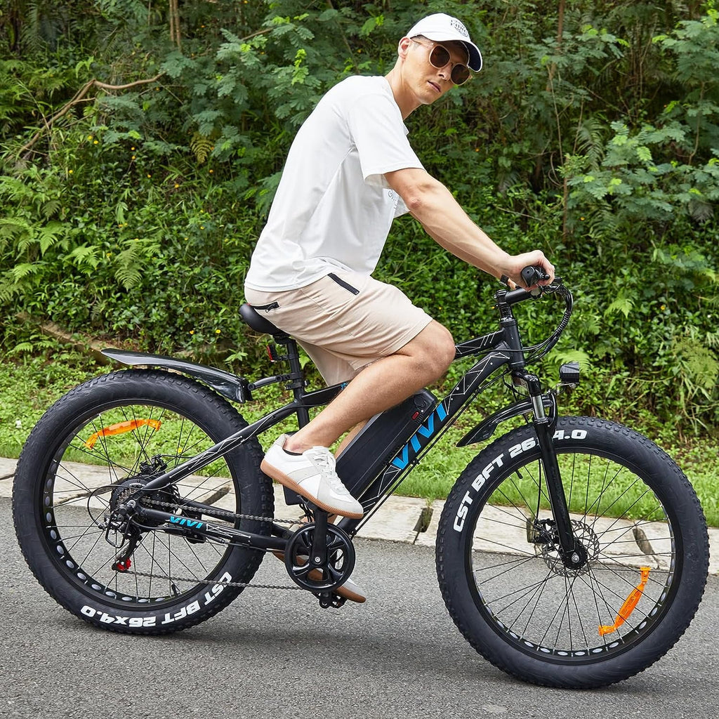 26 x 4.0 Fat Tire 500W All Terrain Electric Bike V1737