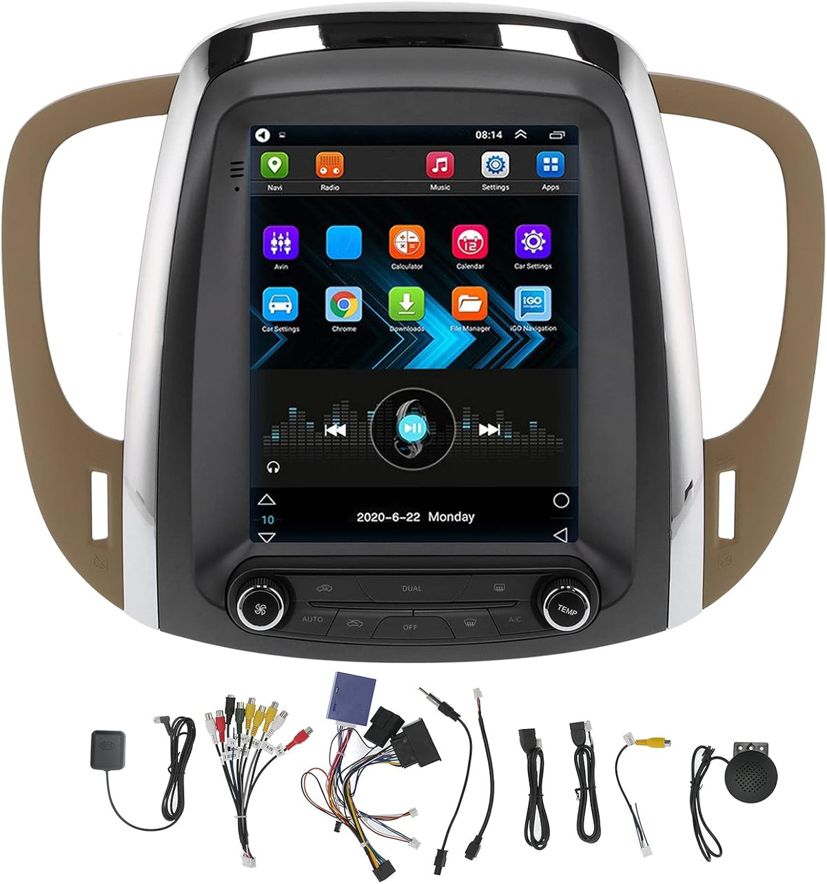 9.7in WiFi Car Radio Stereo Video Player A250