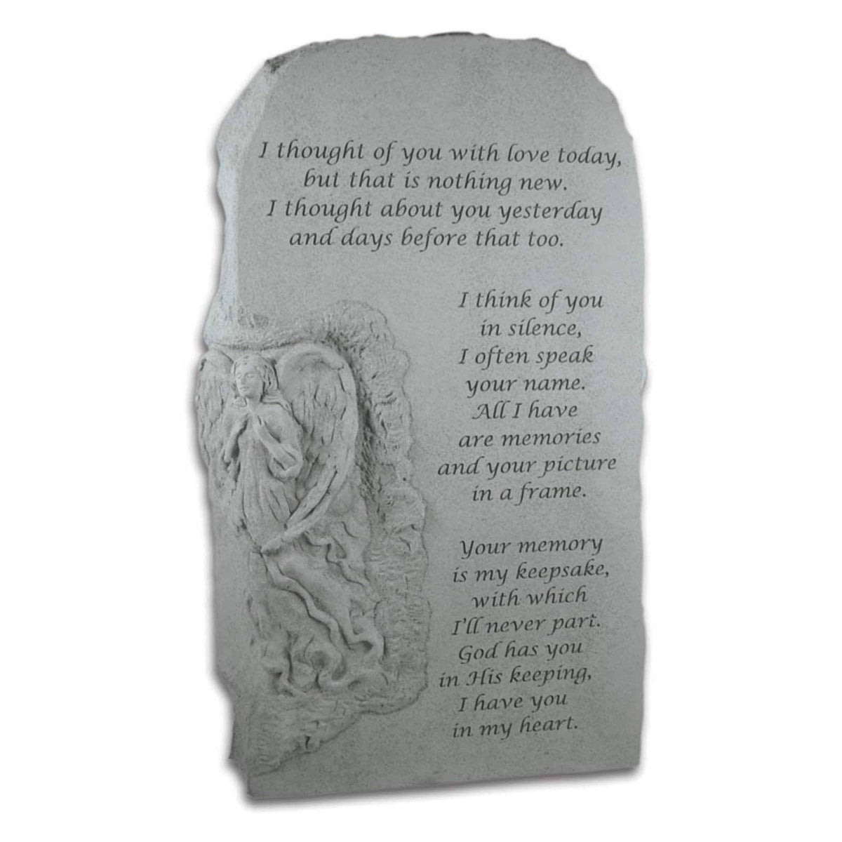 Memorial Stone with Angel Design B603