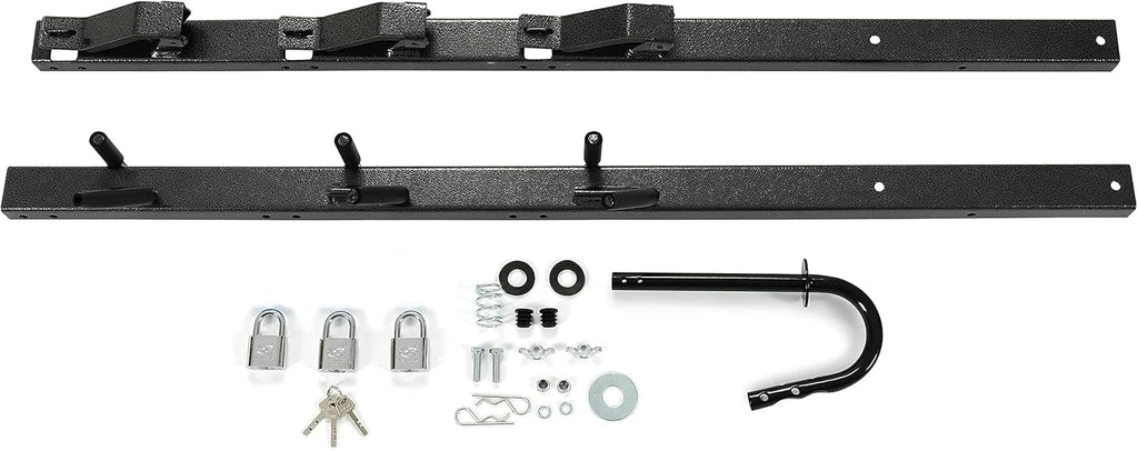 3-Place Trimmer Rack Holder Carrier Mount with Lock, Pack of 2 O65451
