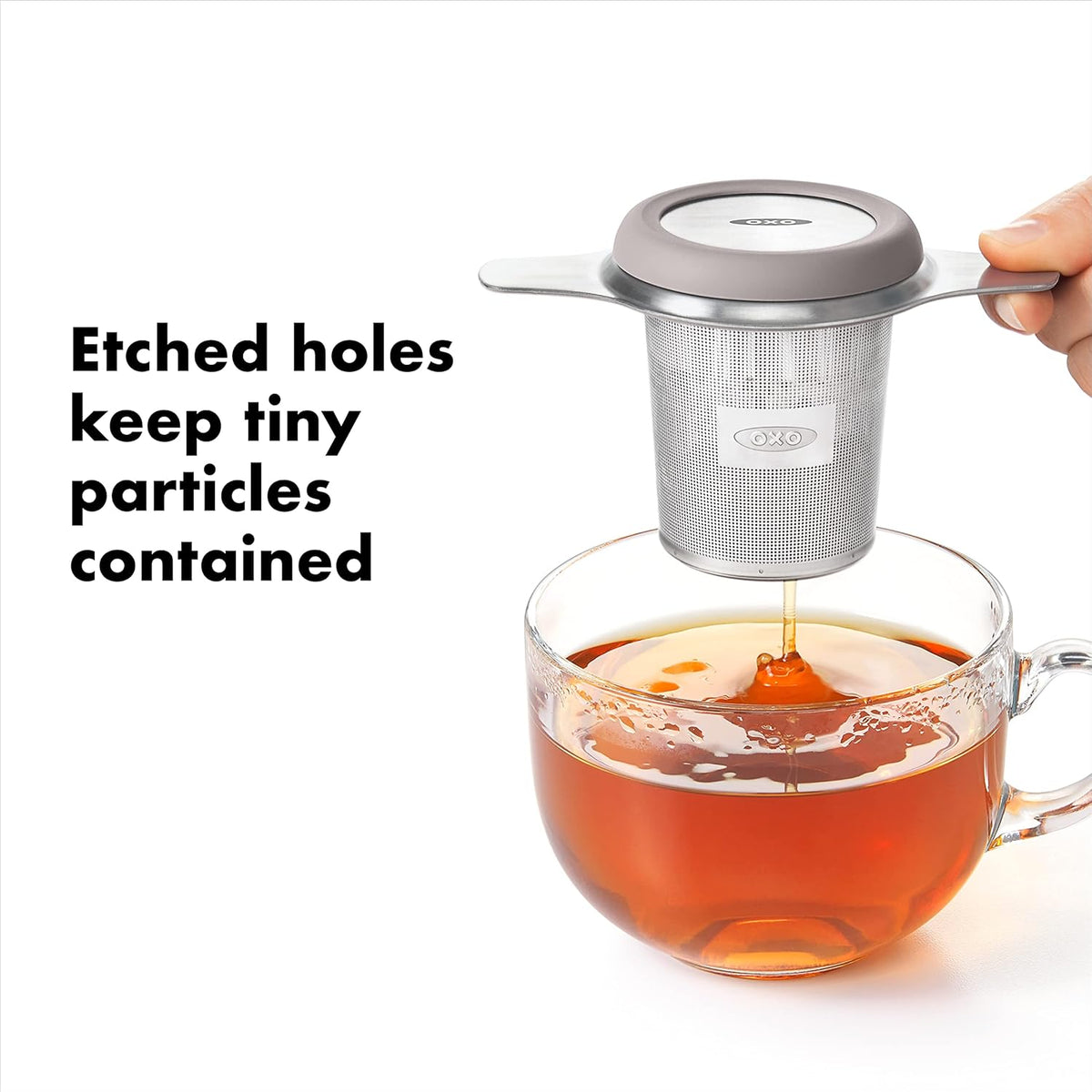 Cordless Glass Electric Kettle (1.75 L) and Tea Infuser Basket (6 oz.) X519