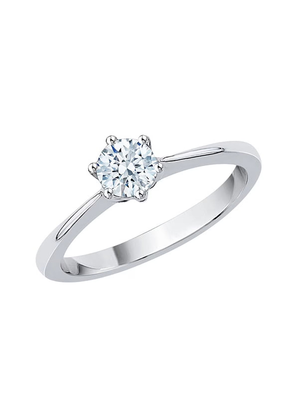 10K Gold Diamond Solitaire Engagement Ring U9552