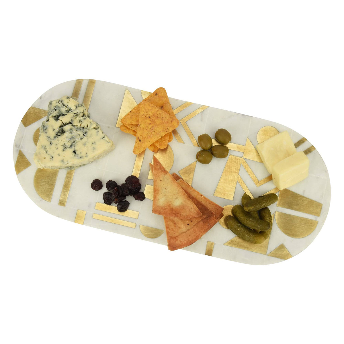 White Gold Marble Cheese Board N21441