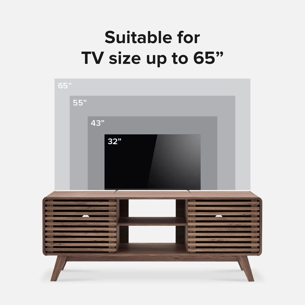59 Mid-Century Modern TV Stand Console H8752