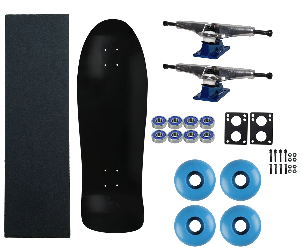 Black Skateboard Complete 30" with Trucks and Wheels X87509