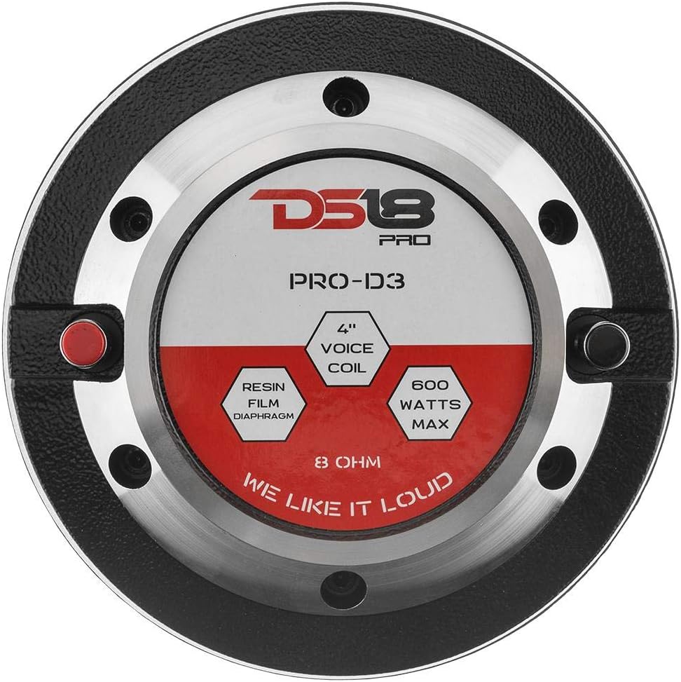 600 Watts Compression Driver 4" Black P8429
