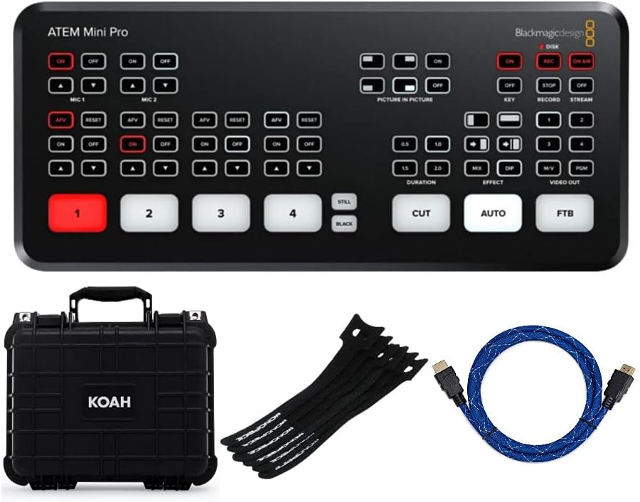 HDMI Live Stream Switcher with Cable and Case K56529