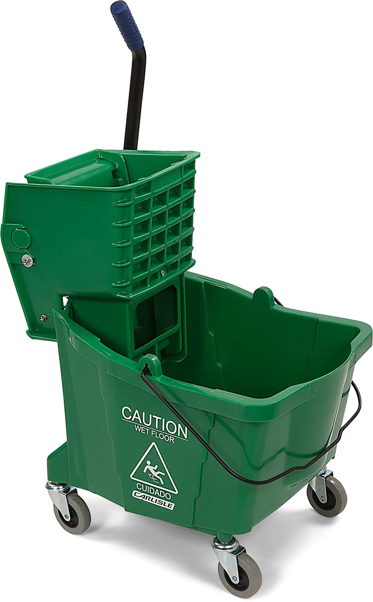 35 Quart Mop Bucket with Side-Press Wringer, Green X644080