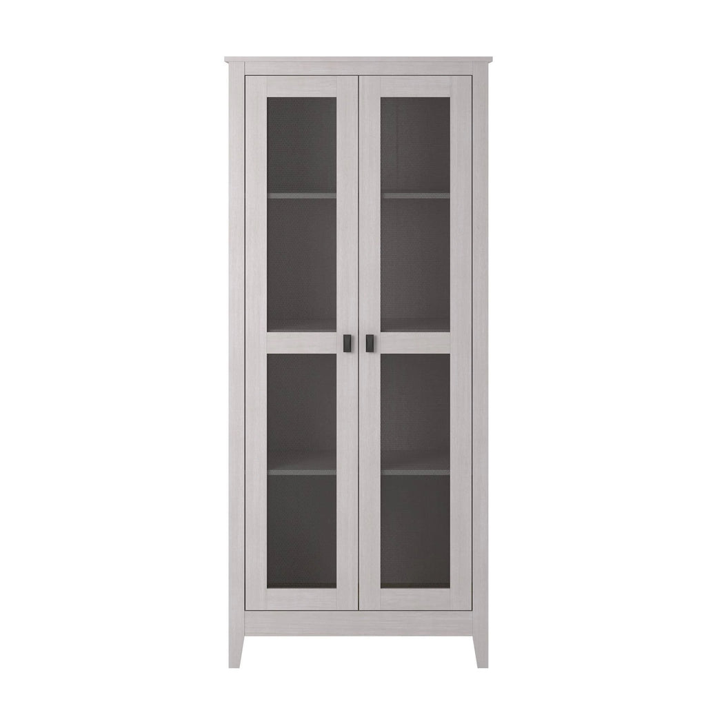 31.5 inch Wide Storage Cabinet with Mesh Doors E9400