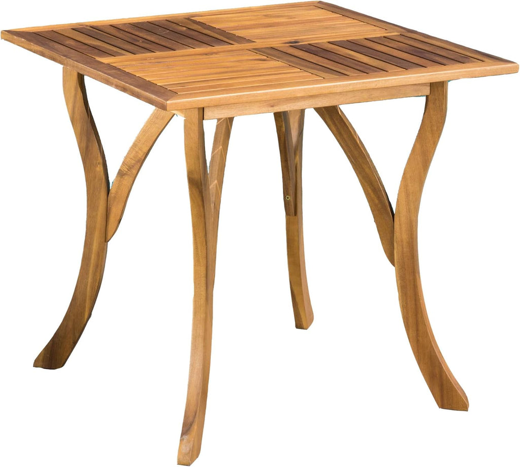Acacia Wood Square Table F233