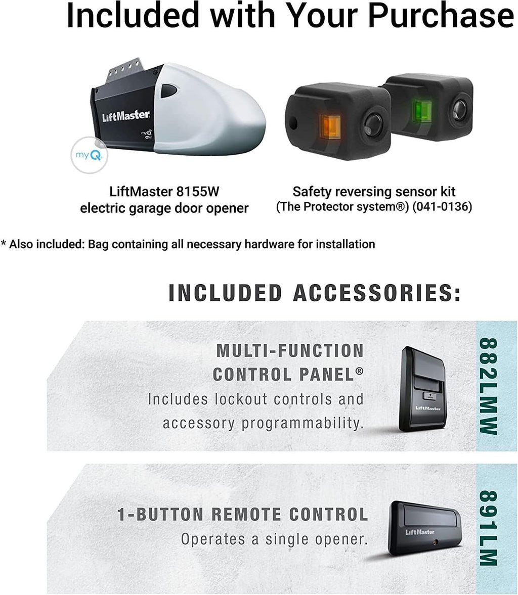 Gray Garage Door Operator with WiFi Control X951
