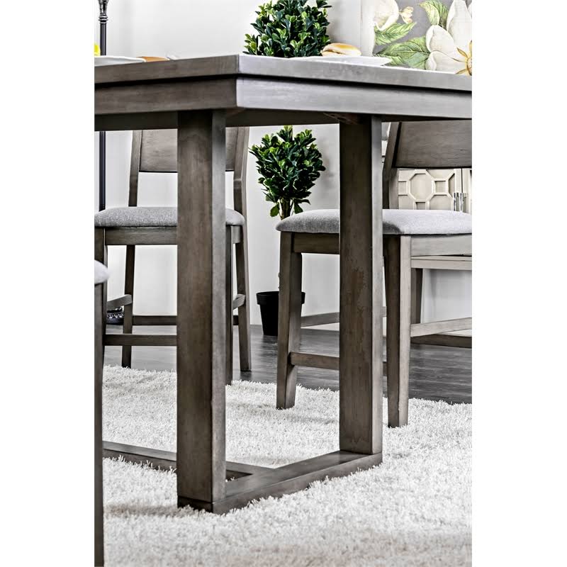 Gray Wood Counter Dining Table I213