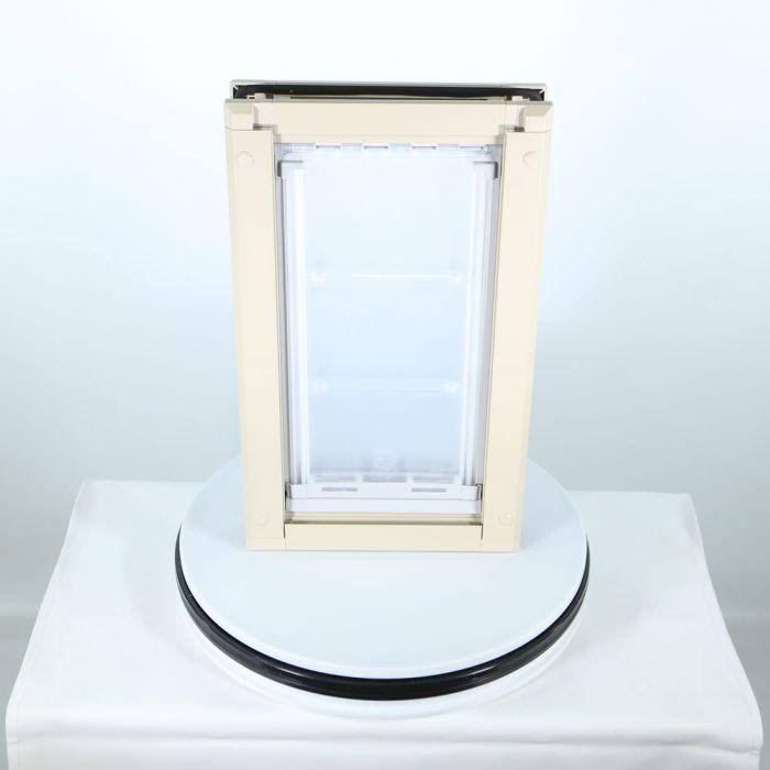 Tan Medium Single Flap Pet Door P99214