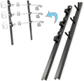 3-Place Trimmer Rack Holder Carrier Mount with Lock, Pack of 2 O65451