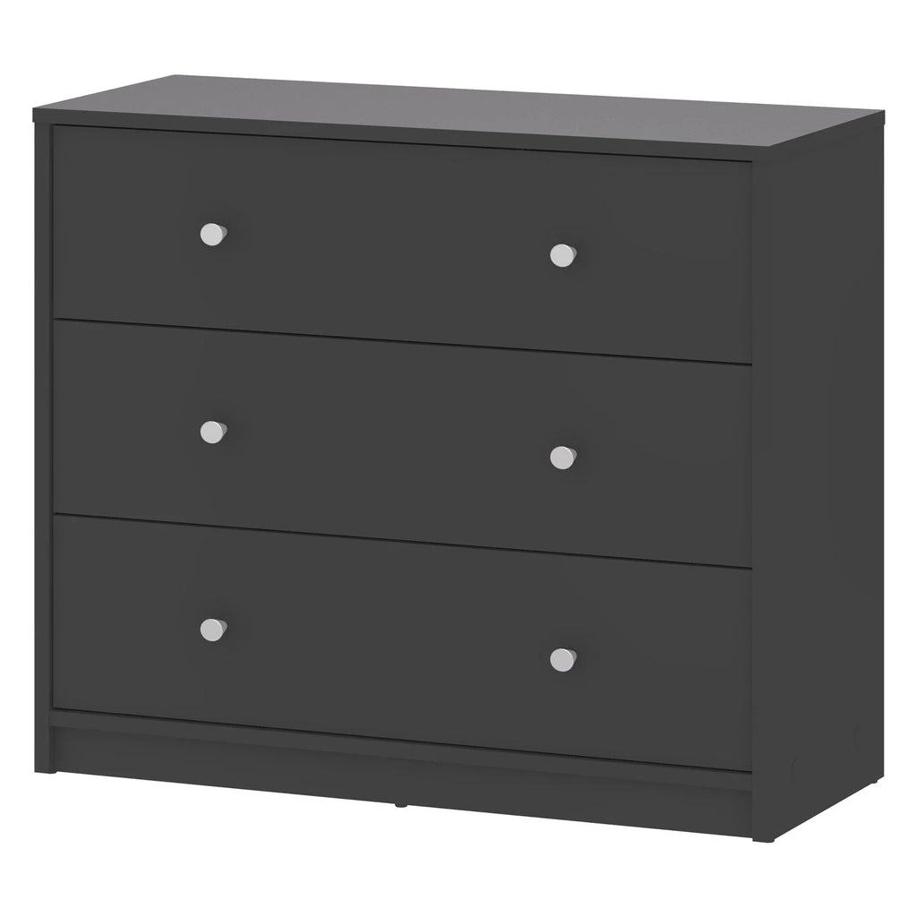 White 3 Drawer Dresser Q162864