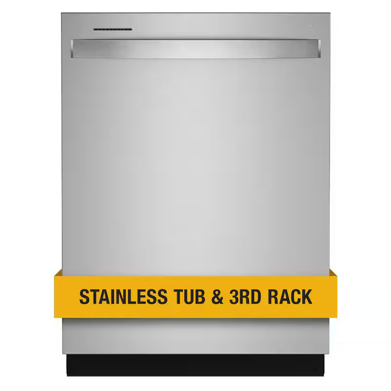 Fingerprint Resistant Stainless Steel Built-In Dishwasher with Third Level Rack R274