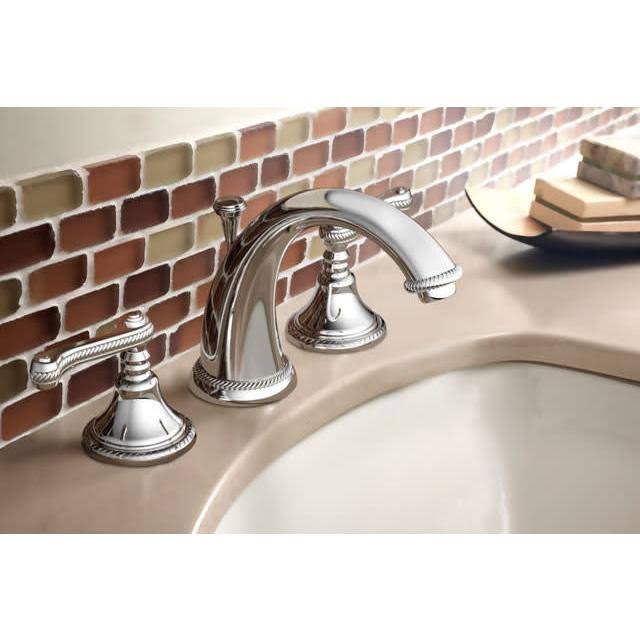 Polished Chrome Widespread Lavatory Faucet D175
