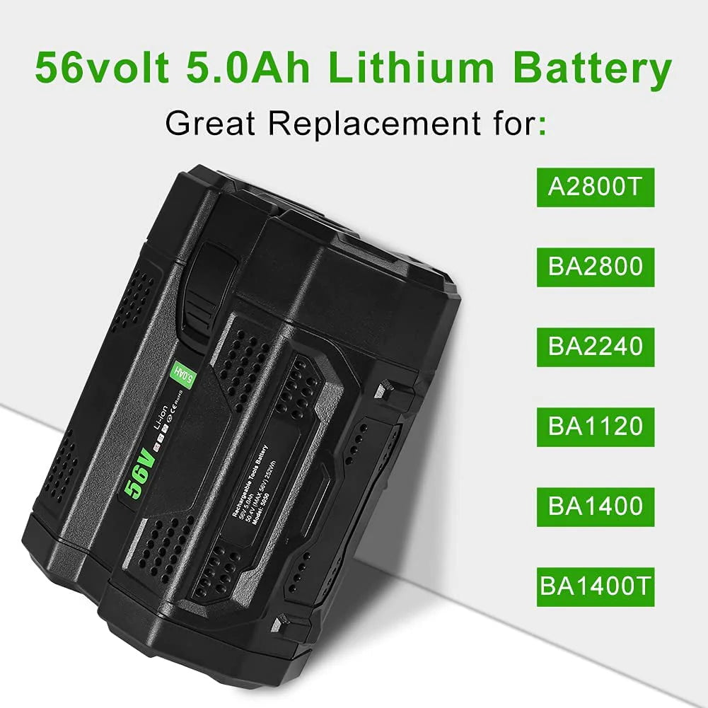 56V 5.0Ah Battery with Fuel Gauge G2028
