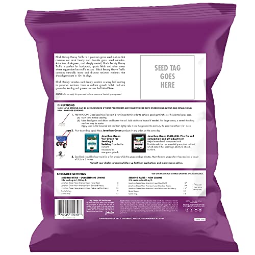 Black Beauty Heavy Traffic Grass Seed 25 lb U842