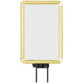 7 x 11 in. Gold Vertical Swivel Mount Sign Frame L34804