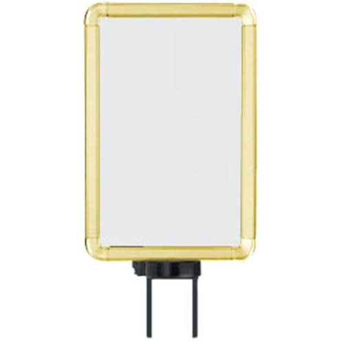 7 x 11 in. Gold Vertical Swivel Mount Sign Frame L34804