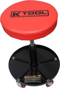 Adjustable Rolling Mechanic Seat with Pneumatic Lift, Padded Seat, Pack of 2 H694