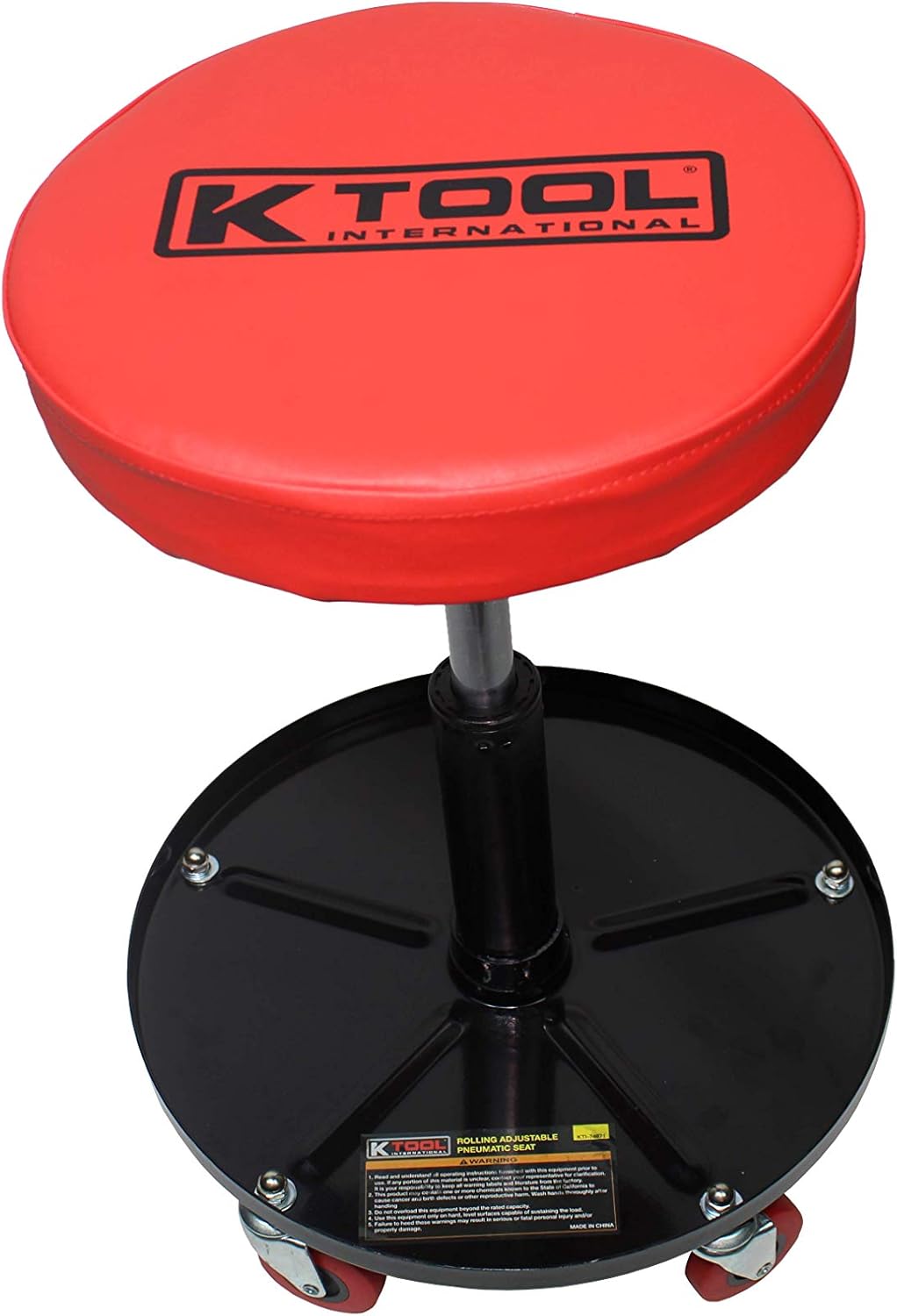 Adjustable Rolling Mechanic Seat with Pneumatic Lift, Padded Seat, Pack of 2 H694