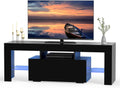 51 Inch Black TV Stand with LED Light Z373160
