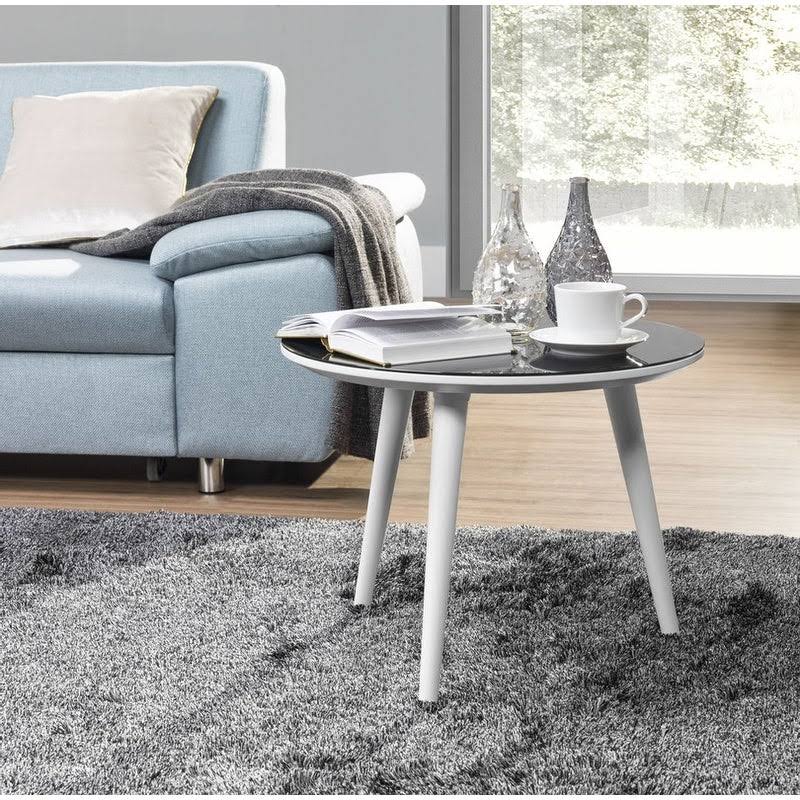 Black Round End Table L188637