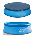 Inflatable Round Swimming Pool & Protective Cover W6615
