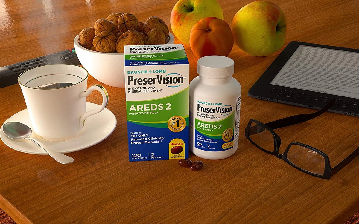 Eye Vitamin & Mineral Supplement Soft Gels G91493
