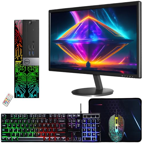 16GB DDR4 Ram 512GB M.2 NVMe SSD Desktop Computer with 24 inch Monitor Y780191