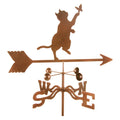 Bronze Cat and Butterfly Weathervane P514030