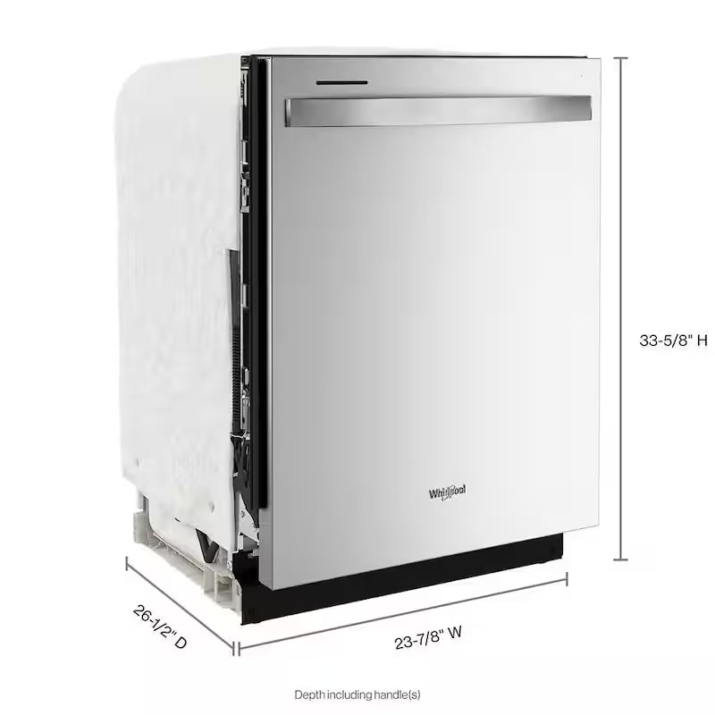 Fingerprint Resistant Stainless Steel Built-In Dishwasher with Third Level Rack R274