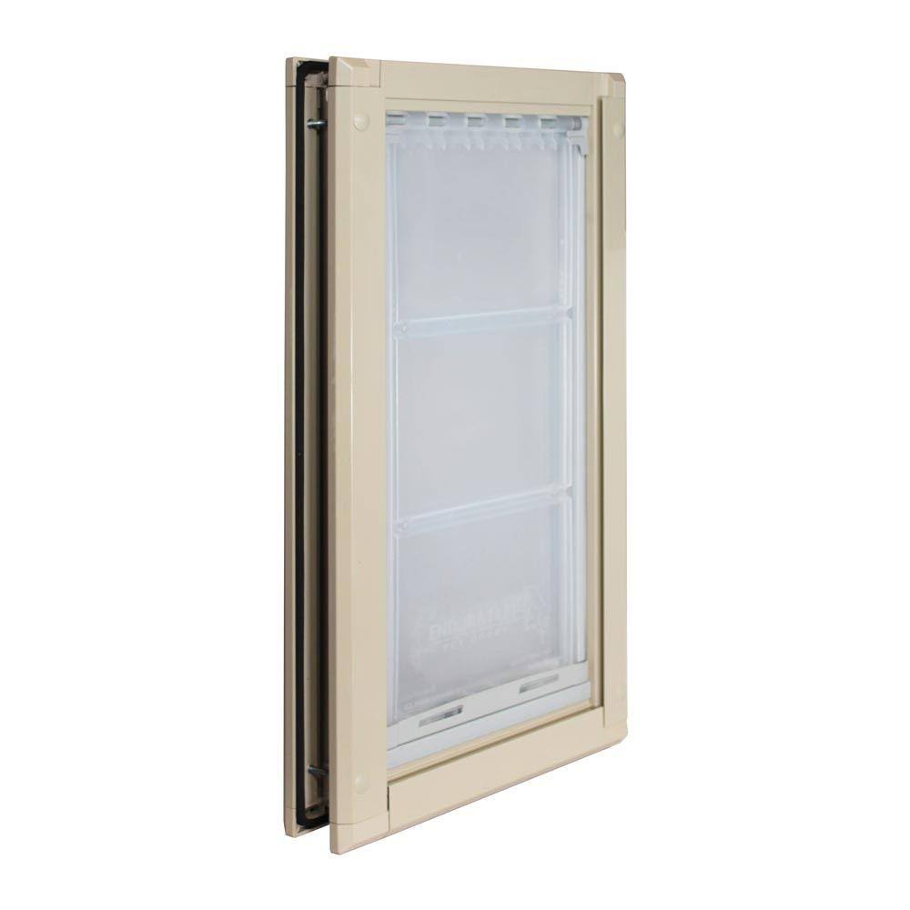 Tan Medium Single Flap Pet Door P99214
