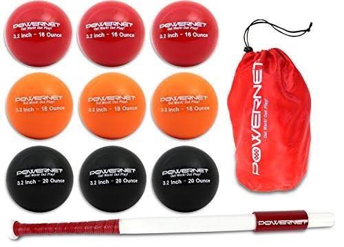 31x22 Training Bat and 3.2x22 Weighted Ball (9 Pack) B701586